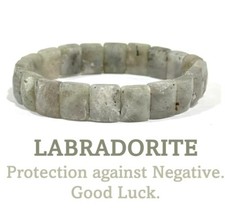 Labradorit Kristall Edelstein Armband Naturstein Chakra Perle Angst Geschenk Natural Stone Bracelets price