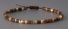 Handgefertigtes Quarz Armband Natur Picasso Stein Perlen Unikat Künstlerisches Design Natural Stone Bracelets price