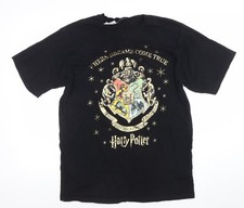 Denspored Harry Potter Schwarz Kurzarm Herren T-Shirt Gr. S Herren-Fantasy Wear price