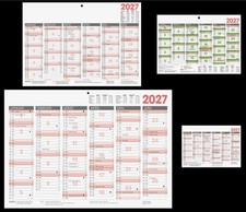 2027 Brunnen Tafelkalender / Wandkalender / Jahreskalender  A3/A4/A5/A6 Kalender price