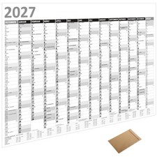 2027 Wandkalender DIN A1,A2,A3,A4 Plakatkalender Jahresplaner GEFALTET GG Kalender price