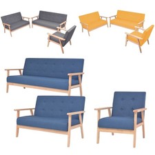 2-Sitzer 3-Sitzer Stoff Sofa-Set Sessel Modulstühle Sofasessel Wohnzimmerstühle Sofa Set price