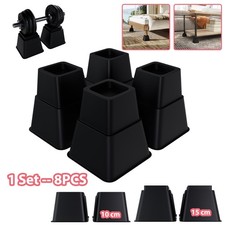 8er Möbelerhöher Set Schwarz Höhenverstellbar Bett Erhöhung Sofa Tisch Erhöher Sofa Set price