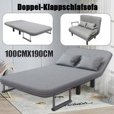 Schlafsofa Stoff Settee Klappbett Wohnzimmer Gästezimmer Sofabett Sofa Set price