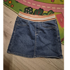 &Denim Mädchen Jeansrock Blau Größe 116 A-Linie Kurz Falten Denim Mädchen-Jeans / Denim Rock price