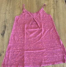 John Baner Damen Jersey Kleid pink Blumen Baumwolle Gr. L   44 / 46 Damen-Jersey price