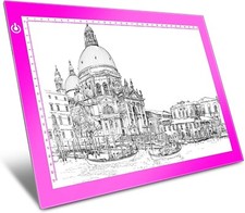 A4 Licht Tablet Ultradünner Tragbarer LED Leuchttisch zum Zeichnen Skizzieren Rosa Drawing Table price