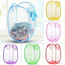 Wäschesack Pop Up Waschen Faltbar Wäschekorb Tasche Netzkorb Aufbewahrung UK Baby-Wäschesack price