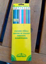 Vintage Kingsmaker 8 Buntstifte Neu Nos Colored Pencils price