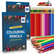 24-48 Stück Premium Profi Farbstifte Set Farben Künstler Kinder Erwachsene Colored Pencils price