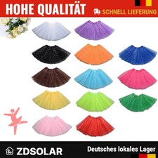 Tüllrock Petticoat Ballettkleid 3Lagen Kinder Tütü Tutu Ballettrock Karneval Petticoat price