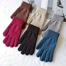 Unisex Winter Handschuhe aus Wolle – Warm, Winddicht, Gefüttert, Für Fahrrad & K Unisex Handschuhe price
