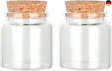 Magic Season Dekorative Runde Glasflaschen mit Korkverschluss (2 Stück / 50 ml) Decorative Flasche price
