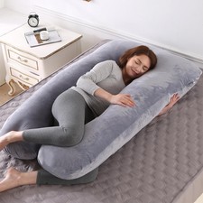 U-förmiges Umstandskissen zum Schlafen Ganzkörper Unterstützung Rücken Beine Bauch Hüften Baby-Safe Sleep Kissen price