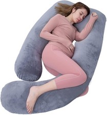 U-förmiges Ganzkörper-Schwangerschaftskissen, Umstandsstützkissen zum Schlafen Baby-Safe Sleep Kissen price