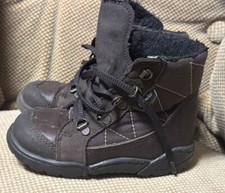 Däumling Kleinkind Baby Schuhe Gr. 22 braun gefüttert Boot Winter Stiefel ❄️ Baby-Stiefel price