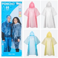 5 Stück Regenponcho Einweg Notfall Poncho Einmal Regenjacke leicht Unisex Poncho price