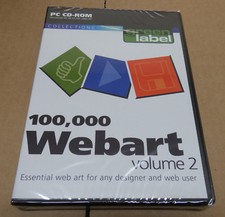 100.000 Webart Volume 2 Green Label PC CD-Rom NEU / VERSIEGELT (CA3) Adress- & Etikettensoftware price