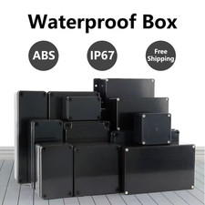 Wasserdichte Abzweigdose ABS Kunststoff Elektro Projekt schwarz Gehäuse Gehäuse Project Box price