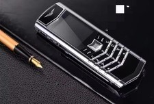 Vertu V10 Handy Metall Schwarz Silber Luxus Bar Telefon 2G Netz Entsperrt Outlet-Display Mobile Phones price