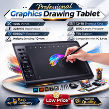Professionelles großes digitales Grafiktablett Zeichnen 12 Zoll 10x6" 12+10 Hotkeys Graphic Tablets price
