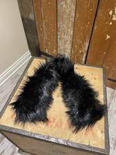 Halswärmer mit Kunstfellkragen schwarz Damen " Damen-Neck Warmer price