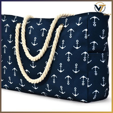 Strandtasche Tote Bag Groß Wasserdicht Faltbare Umhängetasche für Damen Beach Damen-Beach Tasche price