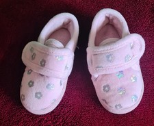 George Pink Foil Flower Cupsole Hausschuhe Gr. UK5 EUR22 (Säuglinge/Kleinkinder) Unisex Kids' Babybooties price