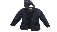 Jacke Mädchen. 5 Jahre. Dunkelblau. Gebraucht. 116 cm. KIDKIND. Italien. Kabeljau A002 Mädchen-Overcoat price