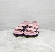 CHANEL Klettverschluss Wildleder Riemchen Sandalen pink G38062 156565472 [U] Damen-Slippers und Sandals price