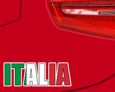 Italia Schriftzug Skyline Autoaufkleber Italien Sticker  4 Größen Sticker Spiegel price