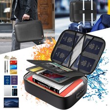 Feuerfeste Dokumentenbox mit Schloss Wasser- & Hitzebeständige Dokumententasche Büro-Safe price