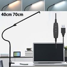 LED Schreibtischlampe Klemme dimmbar 10 Helligkeitsstufen 3 Farbmodi Leselicht UK Büro-Desk Lampe price