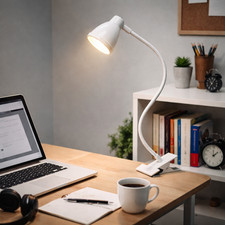 LED Schreibtischlampe Clip On Leselampe 3W Eye-Care flexibel 10 Helligkeitsstufen Büro-Desk Lampe price