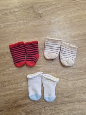Set 3 Babysocken Paare Für Babyjungen Gr. 11 - 14 Jungen-Socken Set price