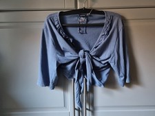 Bolero kurzarm blau wissmach 40 Sommerbolero Jäckchen zum knoten Bolero price