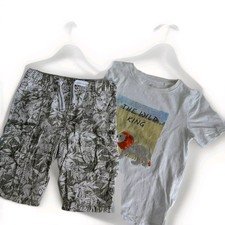 Topolino Jungen Capri Hose Gr.116/122  2 Teile Hose mit Gummizug mit T-Shirt Jungen-Capri Hosen price