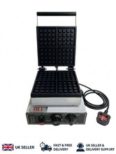 Kommerzielles Quadratisches Waffeleisen Maschine 1800W Elektrisch Antihaft Eisen Gastronomie Waffle Maker price