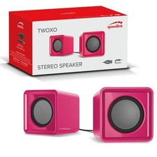Speedlink USB PC Lautsprecher 2.0 Speaker Boxen 3,5mm Klinken-Stecker AUX Laptop Computer Speakers price