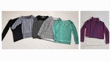 6 X MÄDCHEN Damen  Pullover Shirts Langarmshirts Longsleeves Gr. 164 XS / S Damen-Arm Sleeves price