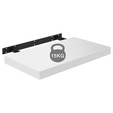 EUGAD Wandregal MDF-Wandboard Hängeregal Schweberegal DVD CD Regal Weiß Größwahl CD-/DVD-Regal / Einheit / Schrank price