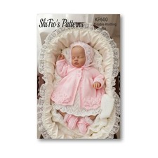 Strickanleitung für Babyjacke, Mütze, Kleid & Booties, DK, KP600 Mädchen-Babybooties price