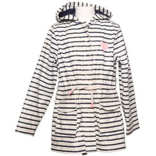 Vertbaudet, Regenmantel, Mädchen, Größe: 140, Weiß/Blau, Polyester #HsP Mädchen-Regenmantel price