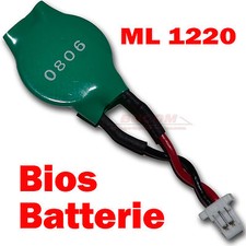 Bios Batterie Laptop Notebook CMOS Battery ML1220 3V mit Kabel Pil Laptop Battery price