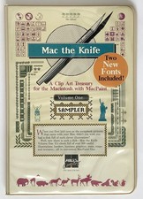 1984 Mac the Knife Vol 1 Software, Clip-Art und Schriften. Für Apple Macintosh. 3,5" Photo & Clipart Software price