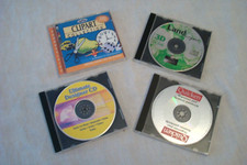 VINTAGE WINDOWS PC ART & DESIGN CD'S, CLIPART LAND DESIGNER, QUICKEN 4 DESIGNER Photo & Clipart Software price
