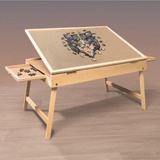 Verstellbare Holz 1000 Teile Puzzle Tisch Staffelei mit klappbaren Beinen 2 Schubladen Easel price