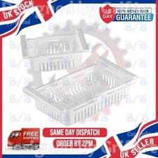 ERWEITERBARER KÜHLSCHRANK AUFBEWAHRUNGSKORB UNTER REGAL SCHRANK SCHUBLADE HALTER ORGANISER BOX Drawer Shelf price
