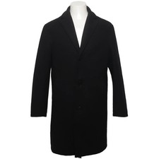 Bershka, Mantel, Herren, Größe: M, Schwarz, Polyester/Viskose, Einfarbig #Y0P Herren-Mantel price