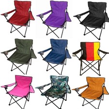 Campingstuhl Faltstuhl Anglerstuhl mit Getränkehalter + Tasche vers. Farben Campingstuhl price